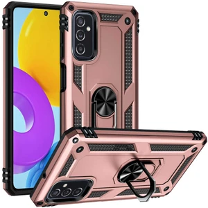 Samsung Galaxy M52 Kılıf Vega Tank Sert Yüzüklü Standlı Zırh Koruma Kapak