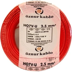 2,5 mm Nya Kablo - 100 Metre