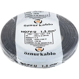 1,5 mm Nya Kablo - 100 Metre