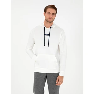 Pierre Cardin Erkek Beyaz Comfort Fit Sweatshirt 50290635-VR013