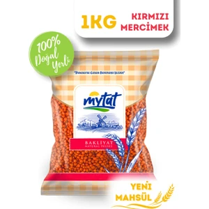 Doğal Yerli Üretim Kırmızı Futboltane Mercimek 1 kg