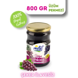 Doğal Katkısız Üzüm Pekmezi 800 gr (Cam Kavanoz)