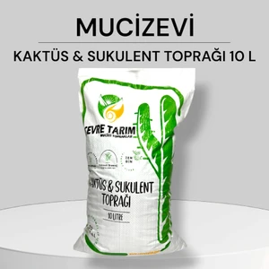 Mucizevi 10L Kaktüs Sukulent Toprağı - Yavaş Salınımlı Yüksek Drenajlı