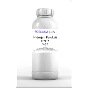 Hidrojen H2O2 Peroksit %50 Oksijenli Su 1 Lt