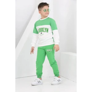 3877 8-12 Yaş Brooklyn Baskılı Ikili Takım