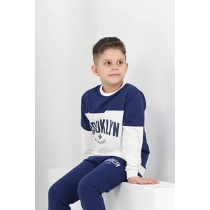 3877 8-12 Yaş Brooklyn Baskılı Ikili Takım