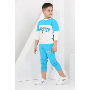 3877 8-12 Yaş Brooklyn Baskılı Ikili Takım