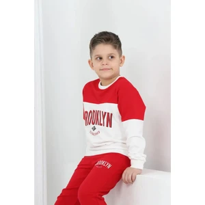 3877 8-12 Yaş Brooklyn Baskılı Ikili Takım