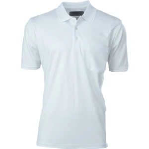 Erkek Pamuklu Merserize Kumaş T-Shirt Düğmeli Polo Yaka Cepli Kısa Kol Şık Desenli Tam Kalıp