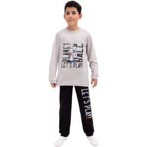 5079 10-13 Yaş Lets Play Baskılı  Pijama Takım