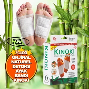 Detoks Ayak Bandı , Foot Patch Toksn Atıcı Detox Ayak Detoksu Bantı 8'li