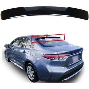 Auto GP Toyota corolla cam üstü spoiler pianoblack boyalı 2019+