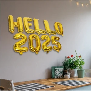 Bkmc Party Hello 2025 Folyo Balon Set