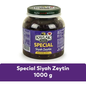 Kavlak Zeytin Special Gemlik Siyah Zeytin 1 kg