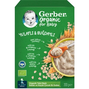 Organik Yulaflı  Buğdaylı Kaşık Maması 200G
