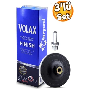 Don Yağı Polisaj Parlatma Metal Mavi Cila 1 Kg + Polisaj Keçesi 115 Mm + Matkap Aparatı M14