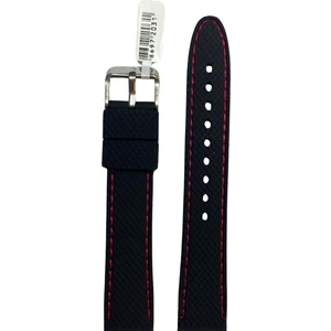 Oso Kordon A-2 Silikon Kordon - Siyah - Kırmızı - 20MM