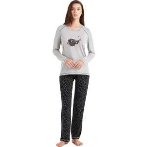 Kadın Gri Pijama Takımı 51610