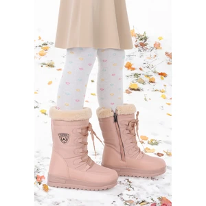 Kiko Kids Içi Termal Kürklü Kız Çocuk Kar Botu Ayakkabı Twg 995