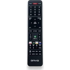 LCD LED Kumanda Onvo Netflix Tabii Youtube Beın Connect Smart Tv Tuşlu