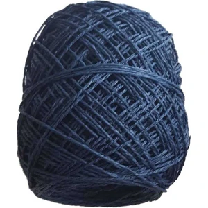 Kağıt İp Lacivert Sarılmış Yumak 100 Gr Bobin