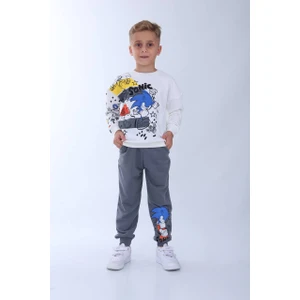 KRN Moda Sonic Baskılı Erkek Çocuk Takım