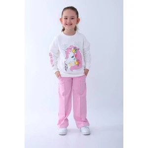 KRN Moda Unicorlu Kız Çocuk Takım