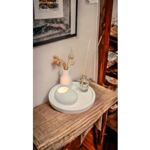 Konik Vazo Vanilya Oda Kokusu ve Tealight Mum