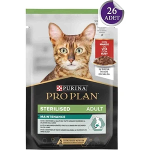 Pro Plan Pouch Delicate Biftekli Kedi Konservesi 85 gr 26 Adet