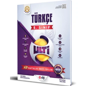 Ulti Yayınları 5. Sınıf HÖF Haftalık Ödev Föyü Türkçe Yeni Müfredat