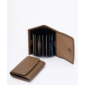 Deri Kadın Kartlık Cüzdan Vizon 8010