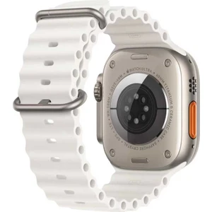Apple Watch Ultra  2 49MM Redclick Krd-75 Terletmez Dalgalı Tasarım Silikon Kordon