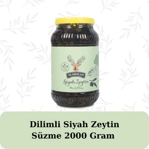 Dilimli Siyah Zeytin 2 Kg