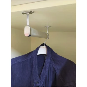 Dolap Içi 30 cm Oval Elbise Askı Borusu, Tavan Askı Aparatı Vidaları Hediye