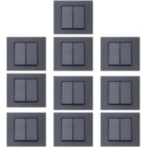 Vsc	ovivo Grano Füme Komütatör 10'lu Paket Çerçeve Dahil