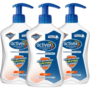 Antibakteriyel Activex Sıvı Sabun Aktif 500 ml  x 3 Adet