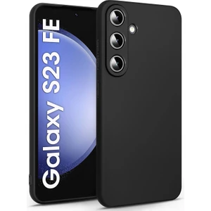 Galaxy S23 Fe Uyumlu Içi Kadife 3D Kamera Korumalı Darbe Emici Elden Kaymaz Silikon Kılıf