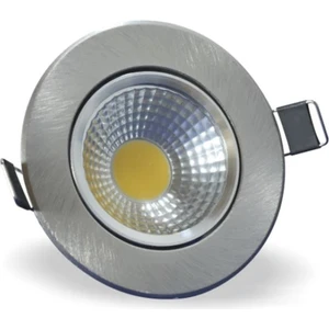 5W Cob Led Spot Saten Kasa Gün Işığı Trafolu (4 Adet Paket)