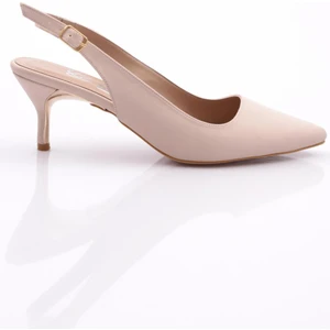 Dgn 5002 Kadin Arkasi Açik Topuklu Ayakkabi