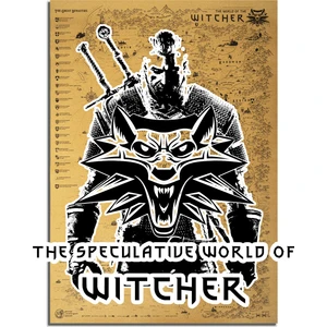 Talented Bear's Workshop The Witcher Dünya Haritası 70*100CM, Northern Kingdoms & Witcher Continent Poster