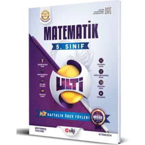 Ulti Yayınları 5. Sınıf HÖF Haftalık Ödev Föyü Matematik Yeni Müfredat