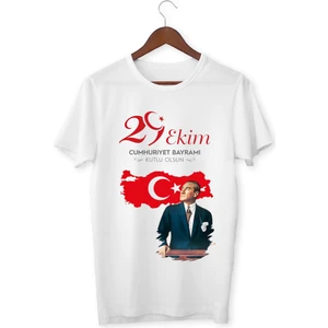 Alpşan Ticaret Cumhuriyet Bayramı 29 Ekim Tişört 101. Yıl T-Shirt Atatürk Tişört
