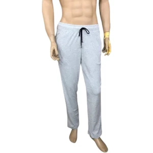 2611- Bonanza Tek Alt Pijama % 100 Pamuk-Gri Melanj