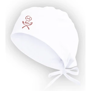 Bıçak Tasarımlı Bone | Restaurant Bonesi | Aşçı Bonesi Beyaz