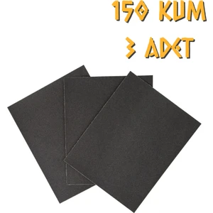 Su Zımparası A150 Kum - 3 Adet
