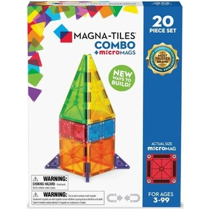Magna-Tiles Combo + Micromags - 20 Parça