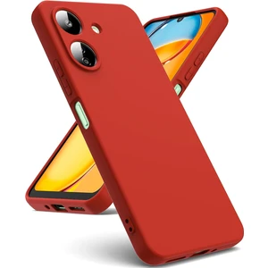 Xiaomi Redmi 13C Uyumlu Içi Kadife 3D Kamera Korumalı Darbe Emici Elden Kaymaz Silikon Kılıf