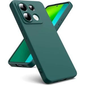 Xiaomi Redmi Note 13 Pro 4g Uyumlu Içi Kadife 3D Kamera Korumalı Darbe Emici Elden Kaymaz Silikon Kılıf