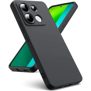Xiaomi Redmi Note 13 Pro 4g Uyumlu Içi Kadife 3D Kamera Korumalı Darbe Emici Elden Kaymaz Silikon Kılıf