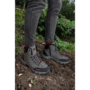 Soğuk Geçirmez Unisex Uzun Outdoor Trekking Bot Ayakkabı GRİ